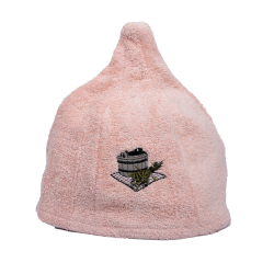 Gorro de sauna de algodón - MELOCOTÓN 