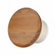 Ventilador de sauna MM-S con válvula antirretorno y acabado en madera redonda d/100mm