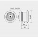 Ventilador de sauna MM-S con válvula de retención d/100 mm