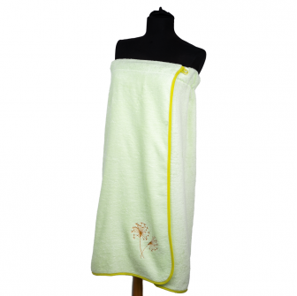 Delantal de sauna para mujer - VERDE CLARO