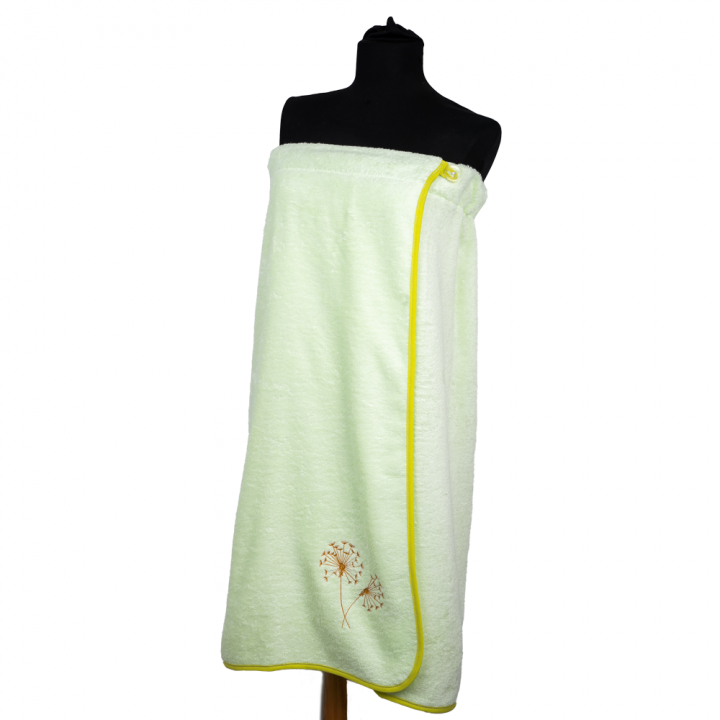 Delantal de sauna para mujer - VERDE CLARO