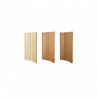 Respaldo para bancos de sauna modulares