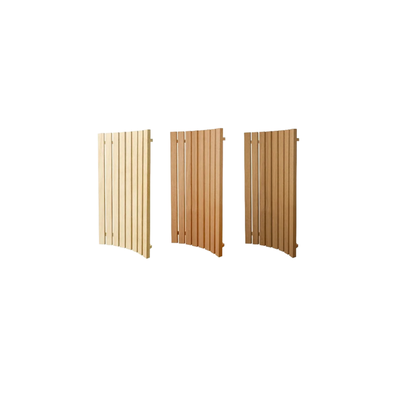 Respaldo para bancos de sauna modulares