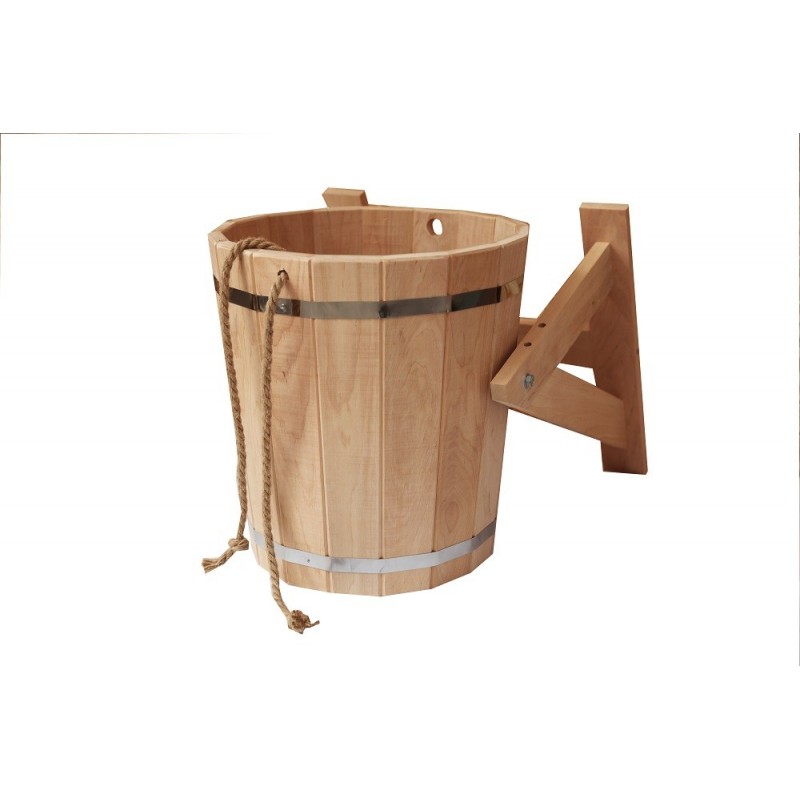 Cubo de ducha con inserto de acero inoxidable, 20 l