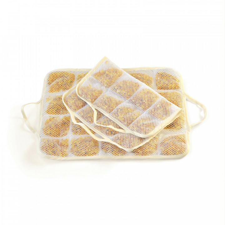 Almohada de sauna ámbar / lino natural 100%