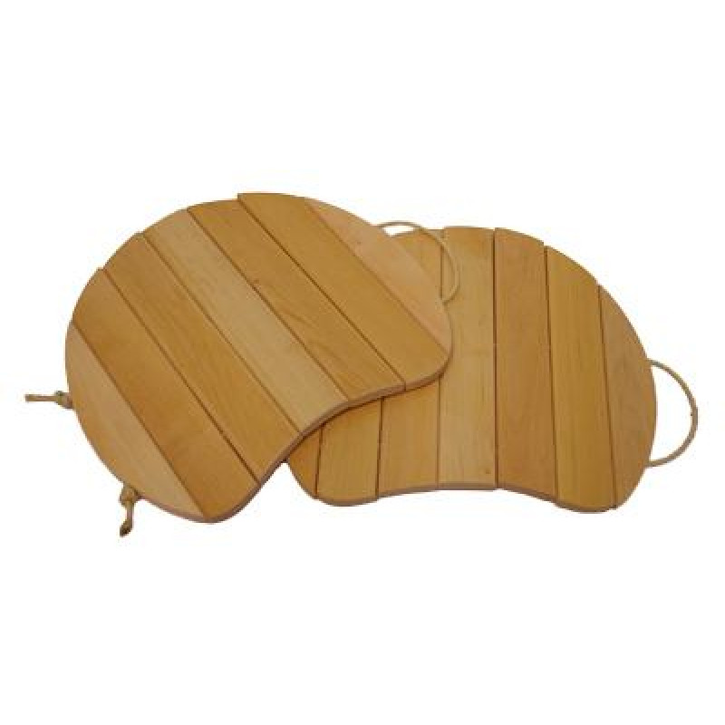 Asiento de madera, colgante