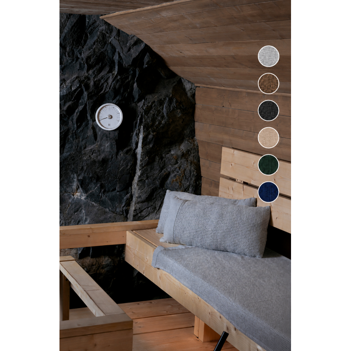 Funda para asiento de sauna RENTO - KENNO, 60 × 160, gris claro