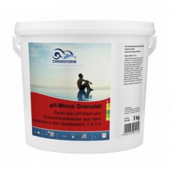 Gránulos de pH minus CHEMOFORM, 5 kg