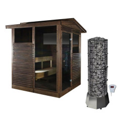 Casa de sauna Narvi Kota Pihasauna Softy 9 kW 