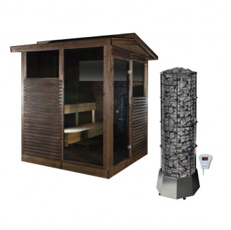 Casa de sauna Narvi Kota Pihasauna Softy 9 kW