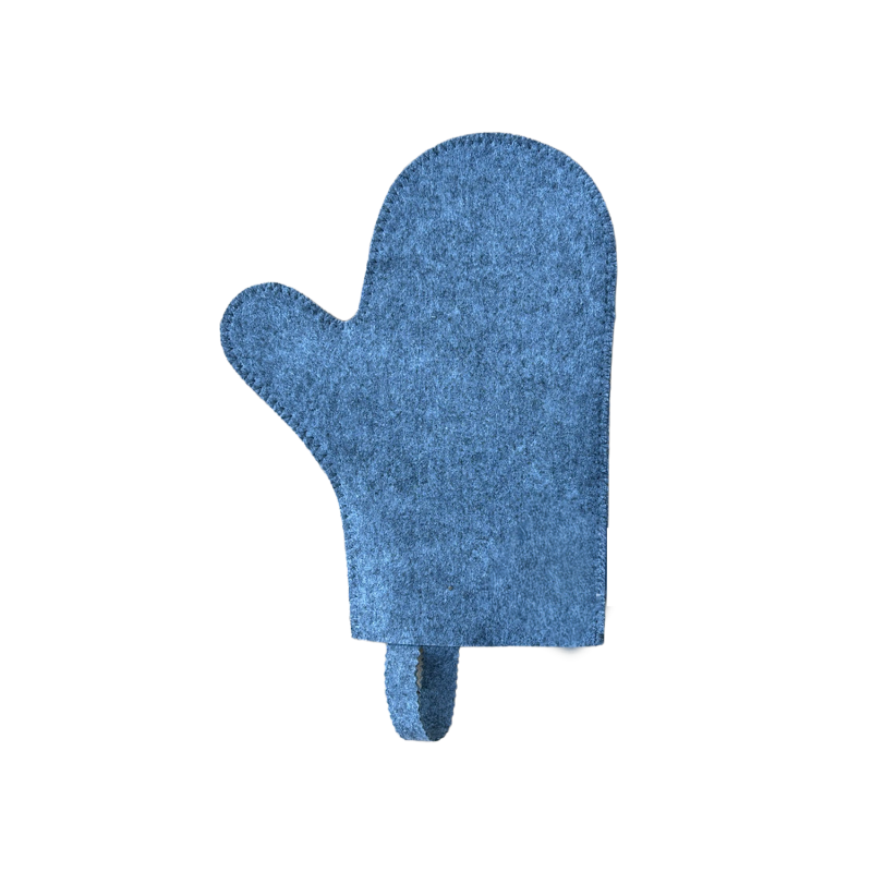 Guante para sauna, gris