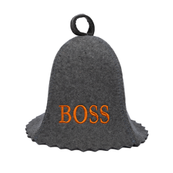 Gorro de sauna BOSS, gris 