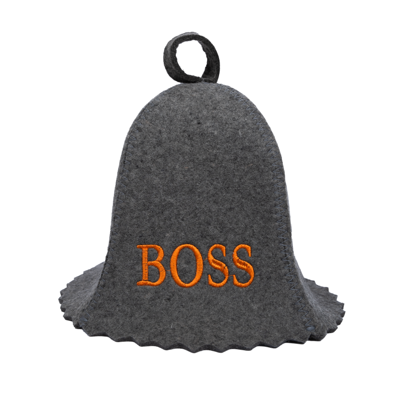 Gorro de sauna BOSS, gris