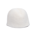 Gorro de sauna - Blanco, lana - 0