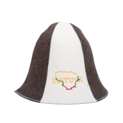 Gorro de sauna - Lietuva, a rayas 