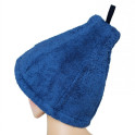 Set de regalo en caja para ÉL. Gorro y delantal de sauna para hombre - AZUL - 3