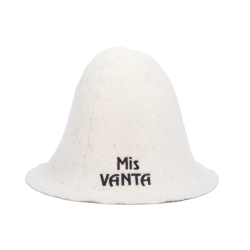 Gorro de sauna - Miss Vanta, blanco