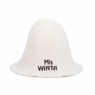 Gorro de sauna - Miss Vanta, blanco