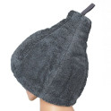Set de regalo en caja para ÉL. Gorro y delantal de sauna para hombre - GRIS - 5