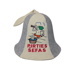 Gorro de sauna - PIRTIES ŠEFAS, colgante 