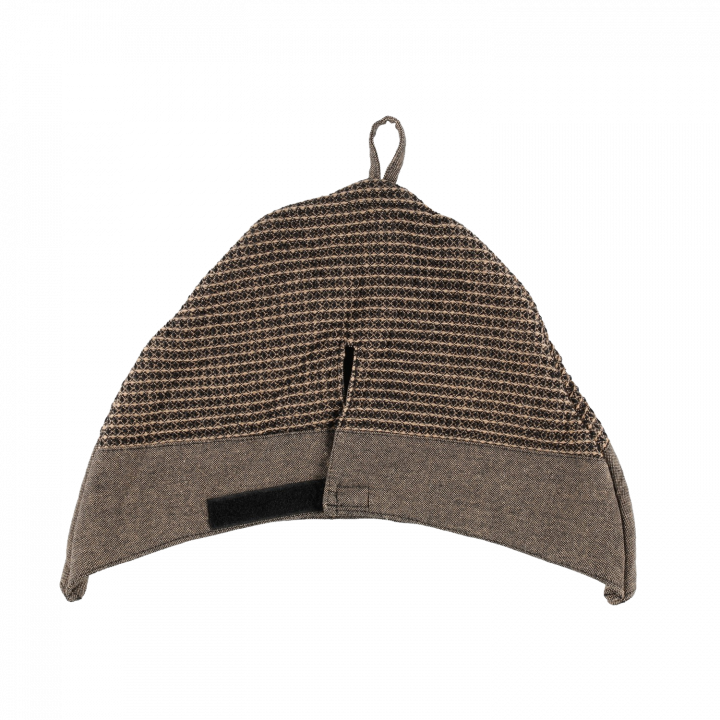 Set de regalo en caja de regalo RENTO KENNO PARA ÉL. Gorro y delantal de algodón, color marrón.