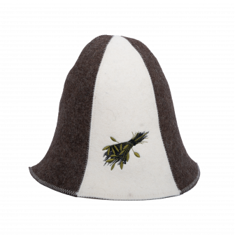 Gorro de sauna - SAUNA WHISK, a rayas