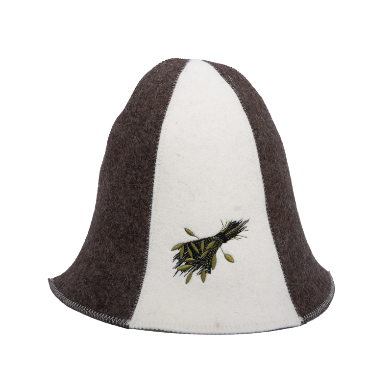 Gorro de sauna - SAUNA WHISK, a rayas