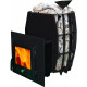 Estufa de sauna de leña - TEPLODAR BARREL 16 con puerta de cristal