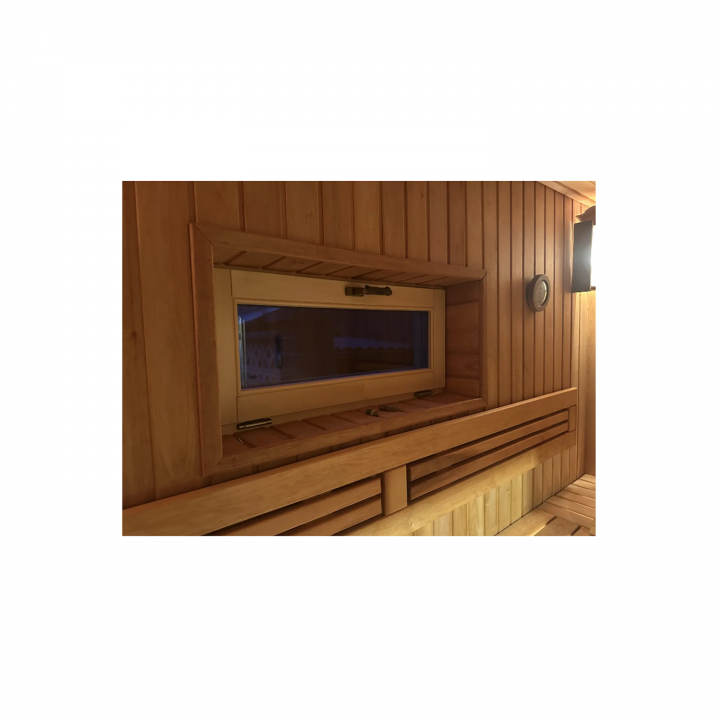 Ventana de sauna 1000x500, abatible