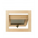 Ventana de sauna 600x500, tipo inglés