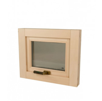 Ventana de sauna 600x500, tipo inglés