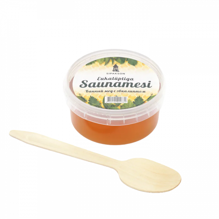 Miel de sauna con extracto de eucalipto, 200 g
