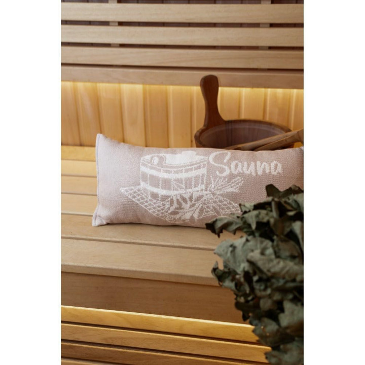 Almohada de sauna, beige