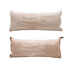 Almohada de sauna, beige 