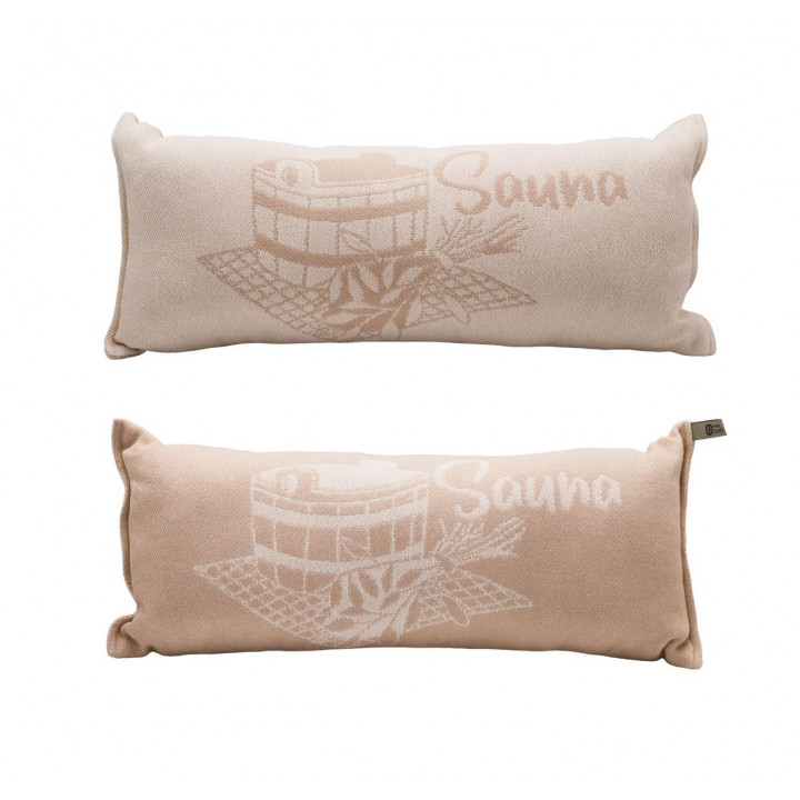 Almohada de sauna, beige