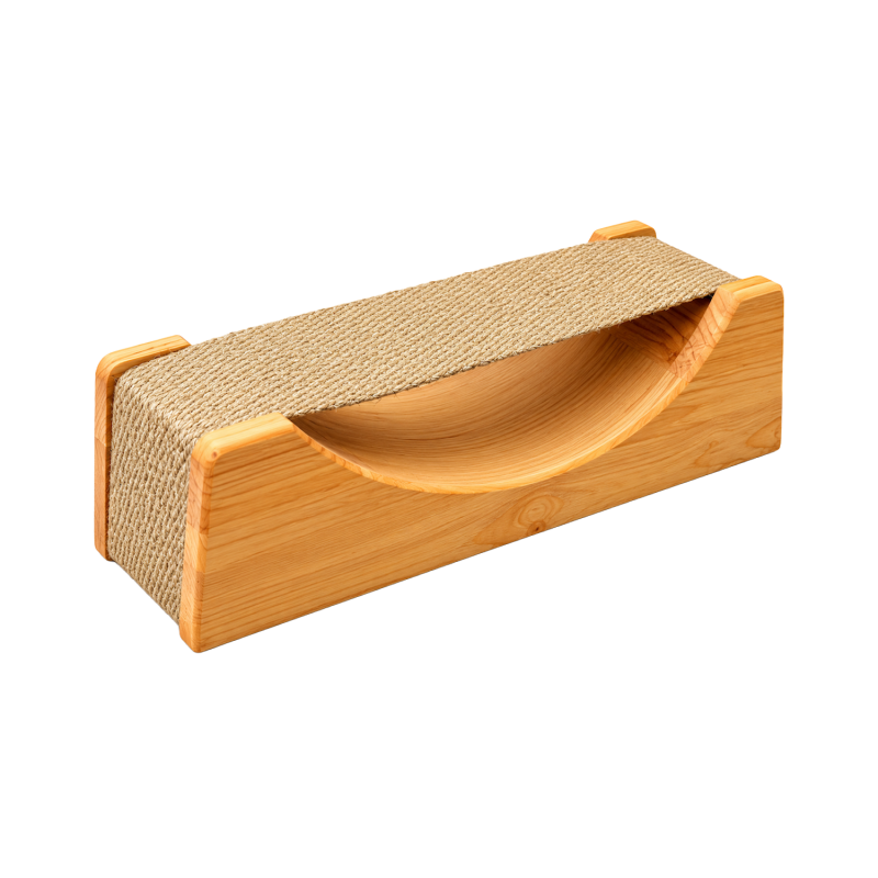 Reposacabezas de sauna de aliso con tejido textil.