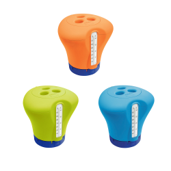 Dispensador flotante con termómetro 