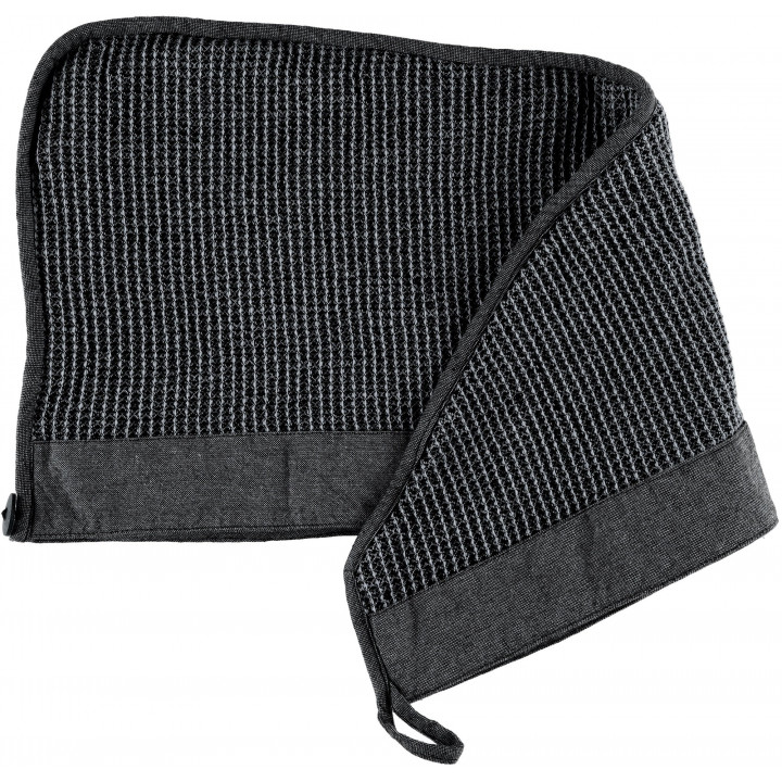 Set de regalo en caja de regalo RENTO KENNO PARA ELLA. Toalla para el cabello y delantal, gris.