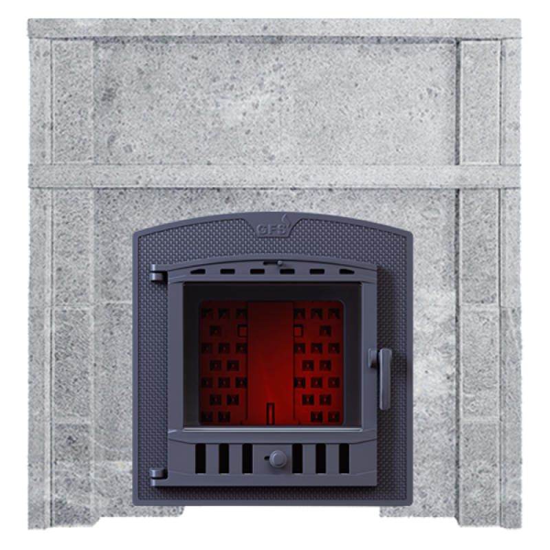 Portal para estufas GEFEST, esteatita