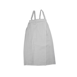 Delantal de sauna para mujer - BLANCO  Delantal de sauna para mujer - BLANCO