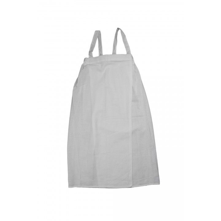 Delantal de sauna para mujer - BLANCO