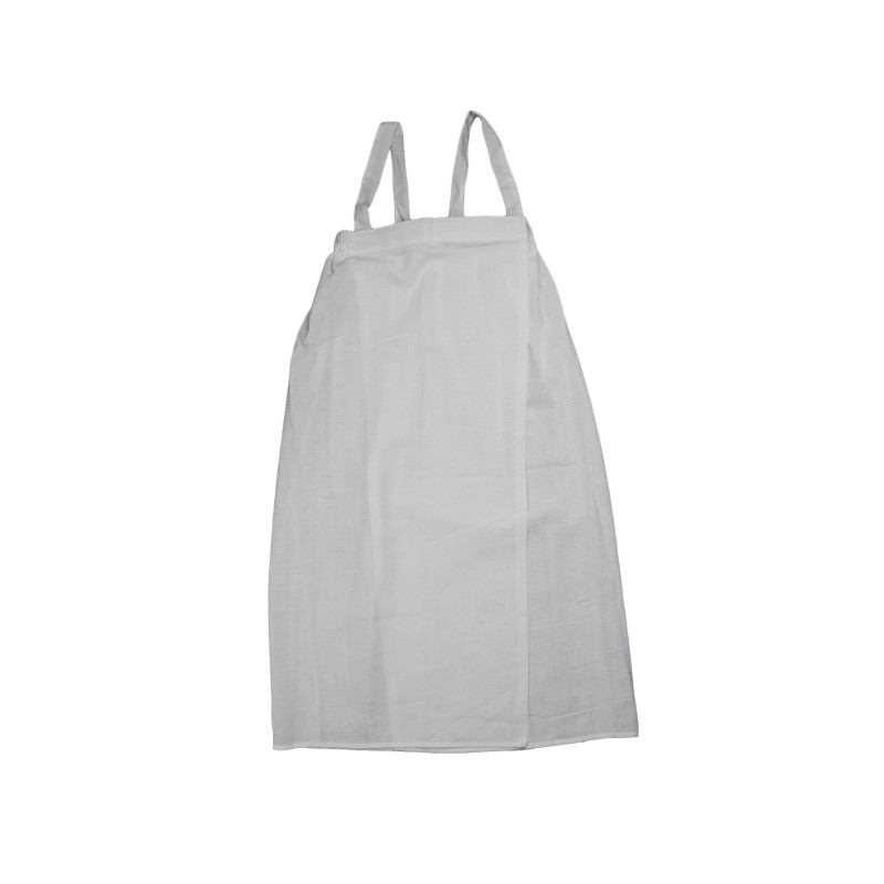 Delantal de sauna para mujer - BLANCO