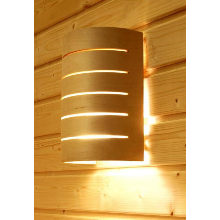 Lámpara de sauna Raita, RTL, E27/40W, aliso