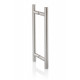Manilla de puerta AD para puertas de cristal AU Mini Premium, acero inoxidable