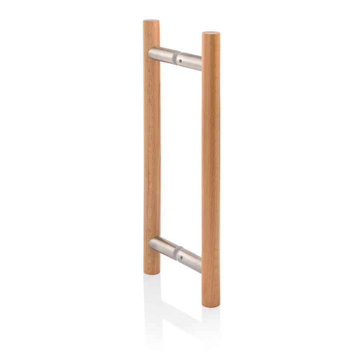 Tirador de puerta AD para puertas de cristal AU Mini Premium, madera
