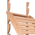 Litera de relajación para sauna, aliso negro - 1