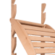 Litera de relajación para sauna, aliso negro