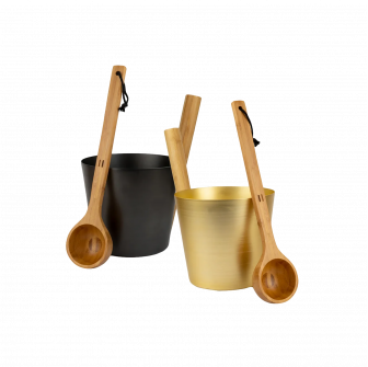 Juego de cubo y cucharón de aluminio RENTO