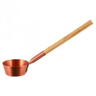 Cucharón de aluminio RENTO, color marrón cobre