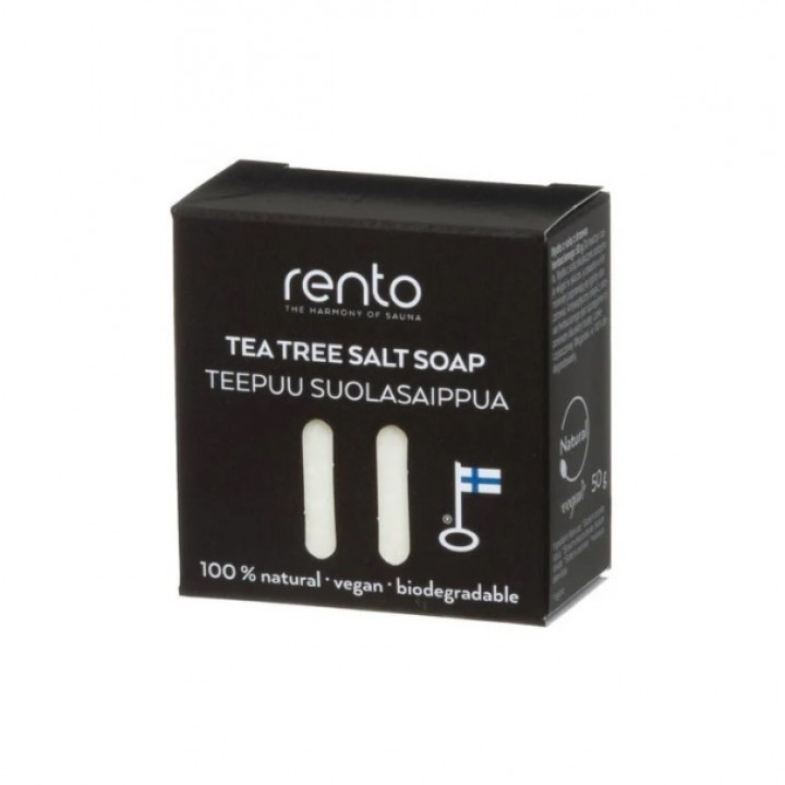 Jabón de sal RENTO, árbol de té 50 g.